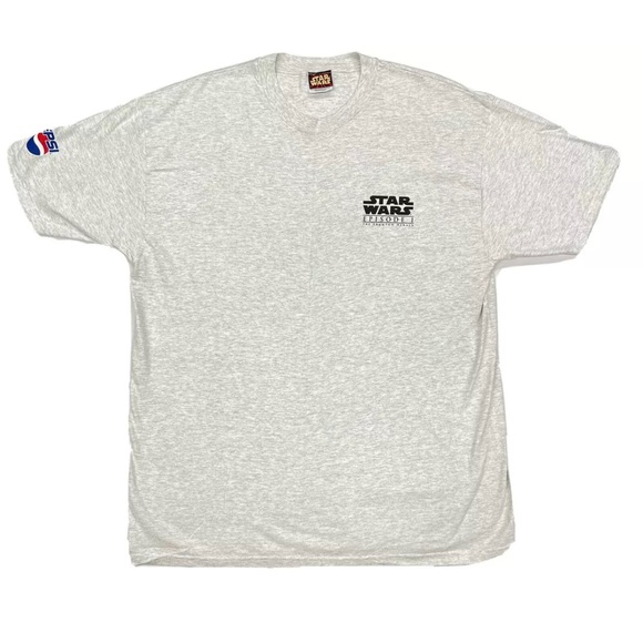 Vintage Star Wars The Phantom Menace Episode 1 Promo T-Shirt Made In USA Size XL - Picture 3 of 8